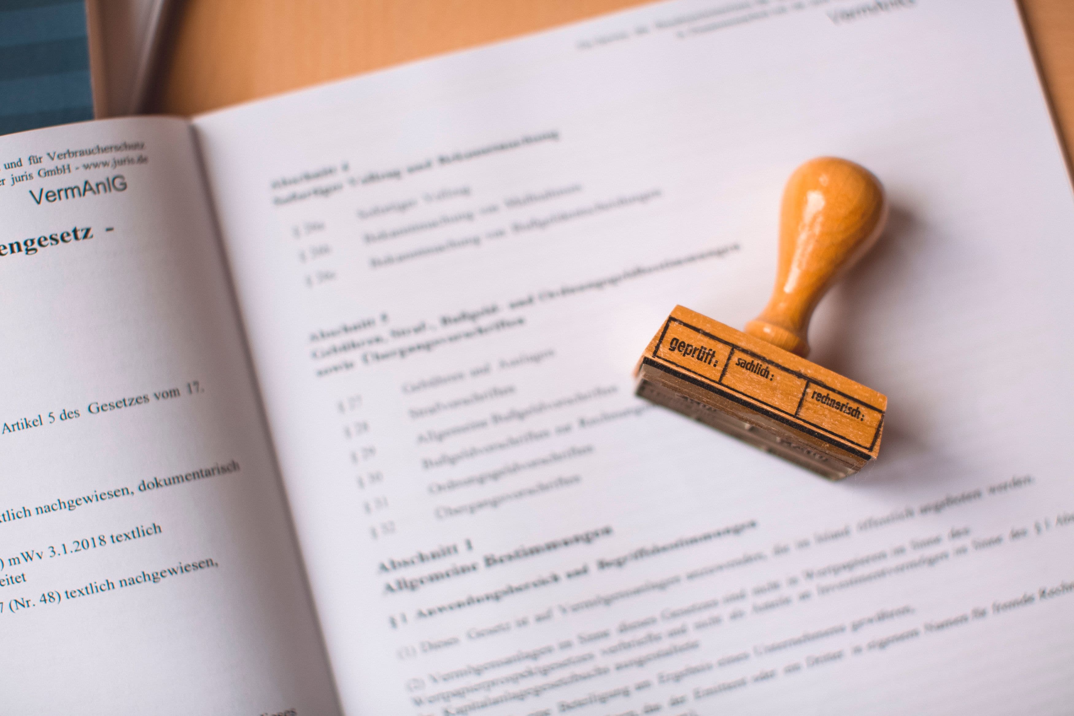 Licence applications and government registration papers.